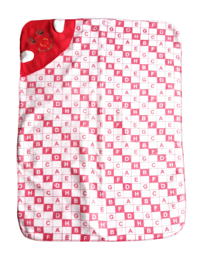 Baby woollen blanket  Designer Red